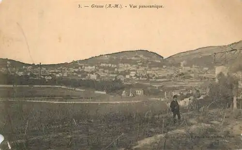 France Grasse (Alpes-Maritimes) vue panoramique