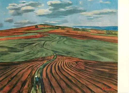 Fine arts painting Fraass weite felder