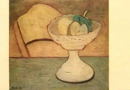 Fine arts painting Milos Bazovsky Zatisie Ovocim a Stolickou