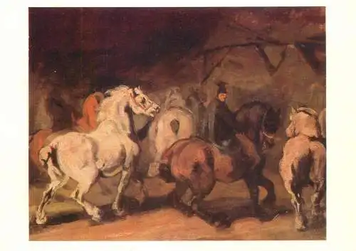 Fine arts painting Piotr Michalowski wjazd do stajni