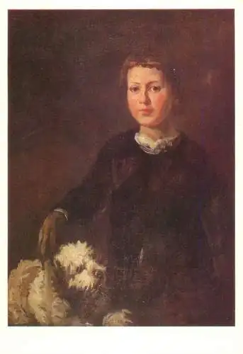 Fine arts painting Piotr Michalowski son portrait