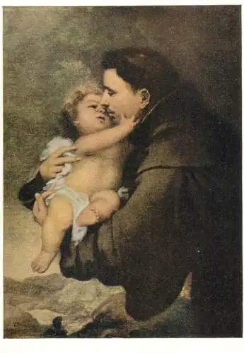 Fine arts painting Murillo der heilige Antonius von Padua