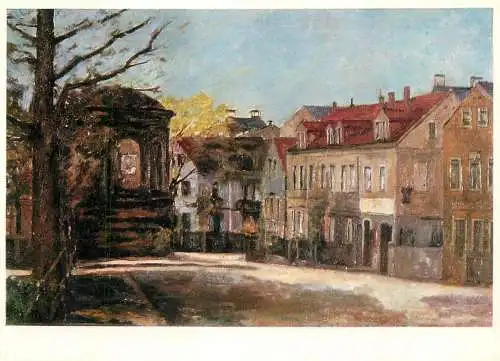 Fine arts painting R. Miller strassenbild in Loschwitz
