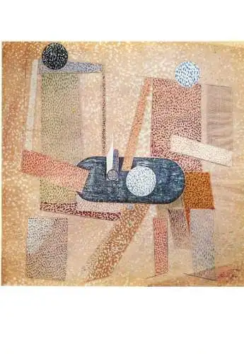 Fine arts painting Warwara Stepanowa am tisch