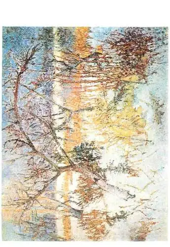 Fine arts painting Otto Niemeyer Holstein garten im winter