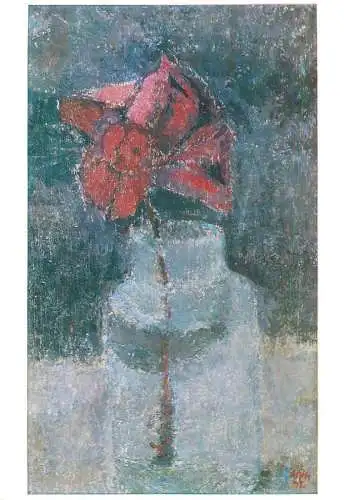 Fine arts painting Otto Niemeyer Holstein blume im glas