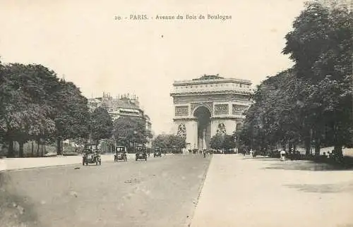 France Paris avenue de Bois de Boulogne