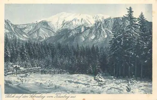 Germany Schneeberg vom Kreuzberg