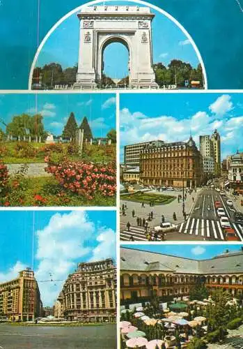 Romania Bucuresti Arcul de Triumf
