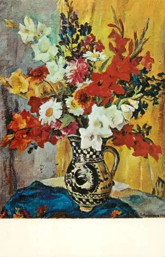 Romania pictura Trude Schullerus flori de vara