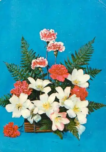 Romania carte postala cu floare