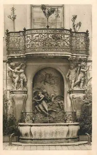 Austria Vienna brunnen im Hofe