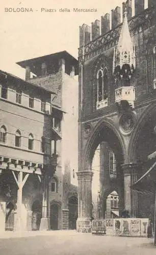 Italy Bologna piazza della Mercanzia