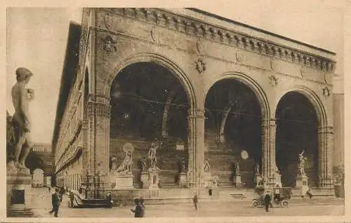Italy Florence loggia dell Orcagna