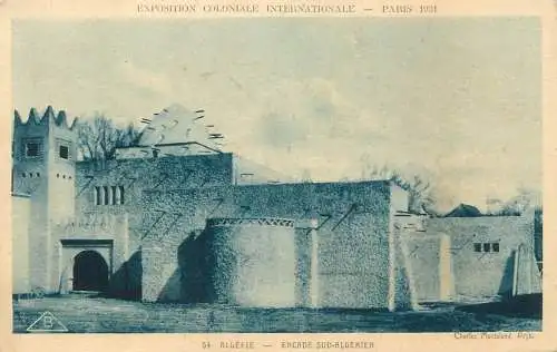 Algeria Algiers castle exposition coloniale Paris