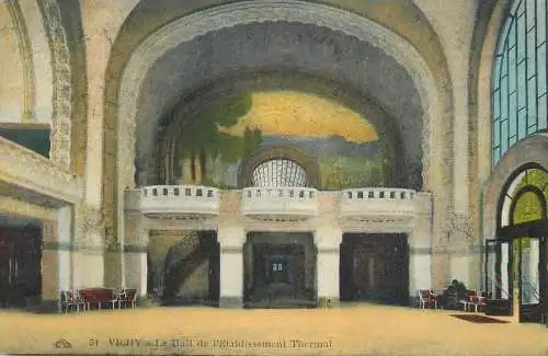 France Vichy thermal baths hall