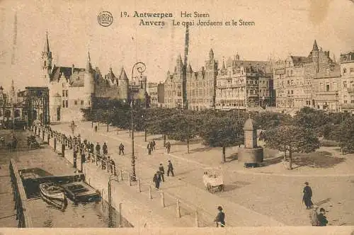 Belgium Antwerp quai Jordaens
