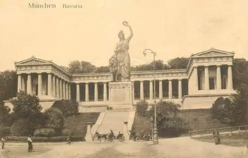 Germany Munchen Bavaria statue