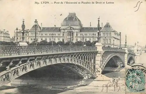 France Lyon pont de l' Universite