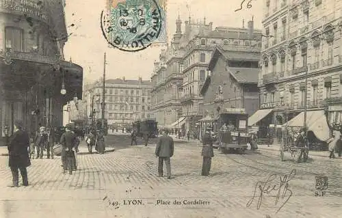 France Lyon place des Cordeliers