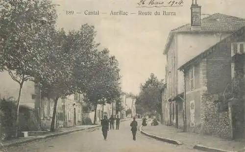 France Aurillac (Cantal) Route du Barra 1904 photo