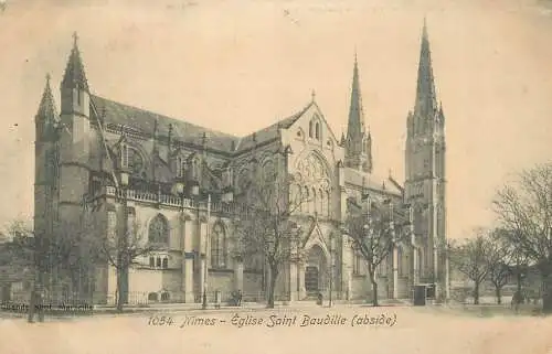 France Nimes (Gard) Eglise Saint Baudille