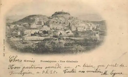 France Forcalquier vue generale