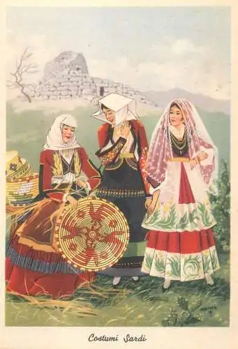 Italy costumi Sardi