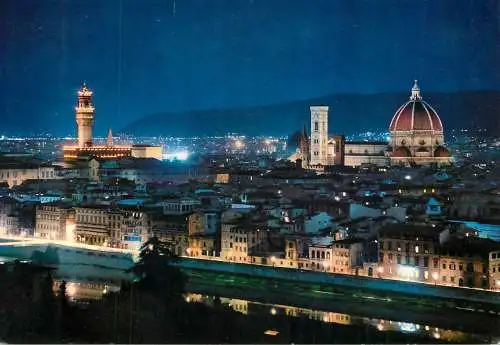 Italy Florence night view