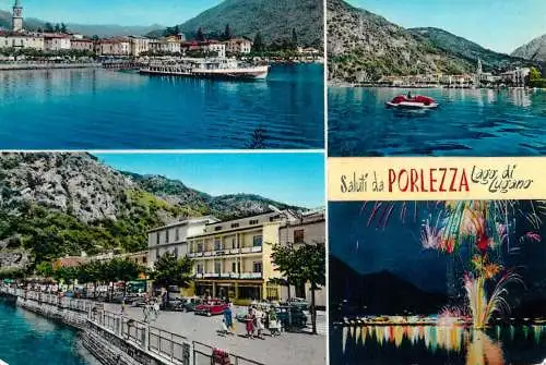 Italy saluti da Porlezza Lago di Lugano