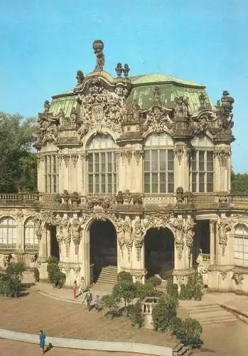 Germany Dresden Zwinger wall pavilion