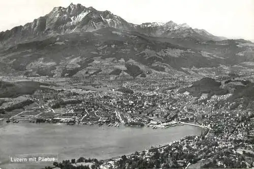 Switzerland Luzern mit Pilatus