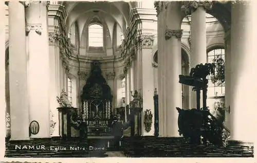 Belgium Namur Eglise Notre Dame interior view