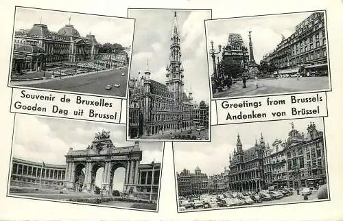 Belgium Bruxelles souvenir multi view