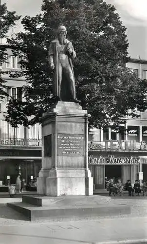 Germany Mainz am Rhein Gutenbergdenkmal
