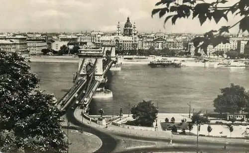 Hungary Budapest Chain Bridge Lanchid