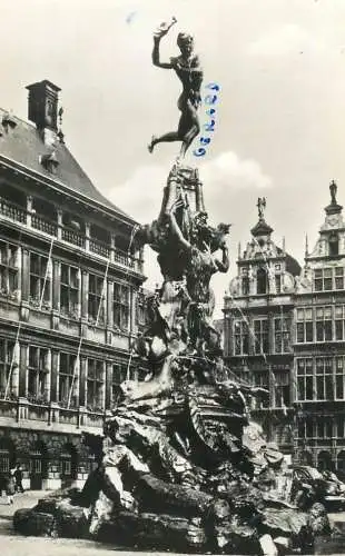 Belgium Antwerpen statue of Brabo