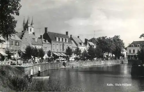 Netherlands Kade Sluis canal view