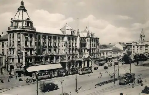 Hungary Debrecen Aranybika Hotel tramway