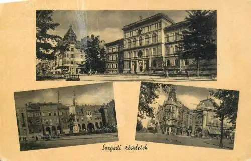 Hungary Szeged different sights