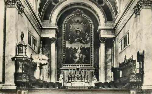 Hungary Esztergom Basilika interior view