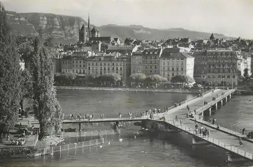 Switzerland Geneve Pont des Bergues