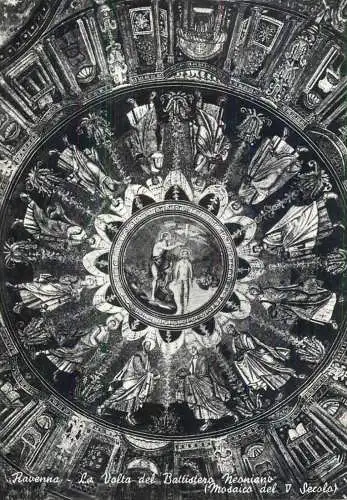 Italy Ravenna La Volta del Battistero