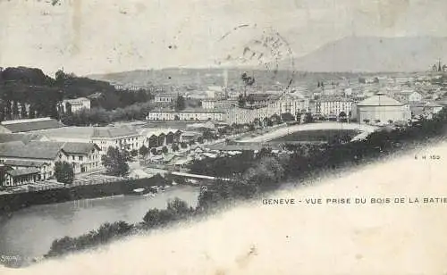 Suisse cpa Genève Bois de la Batie