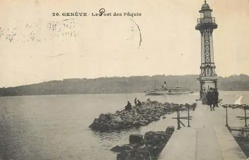 Suisse cpa Genève le port des Paquis