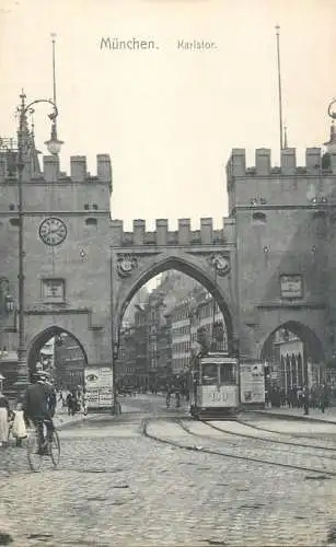 AK Germany Munchen Karlstor