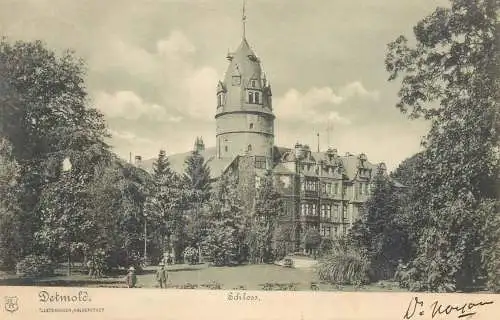 AK Germany Detmold castle