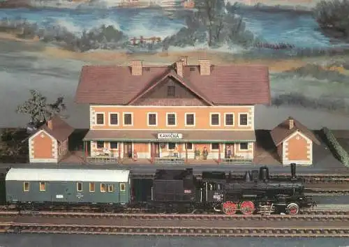 Transportation postcard train modelleisenbahnen Sammelbildseries
