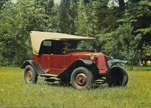 Transportation postcard Budapest museum Tatra 11 1923
