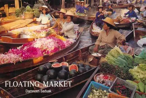 Thailand Ratchaburi floating market Damnoen Saduak